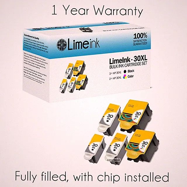 5 For Kodak 30XL Ink Cartridges Set For ESP 310 C315 2150 2170 Hero 3.1 3.2 5.1
