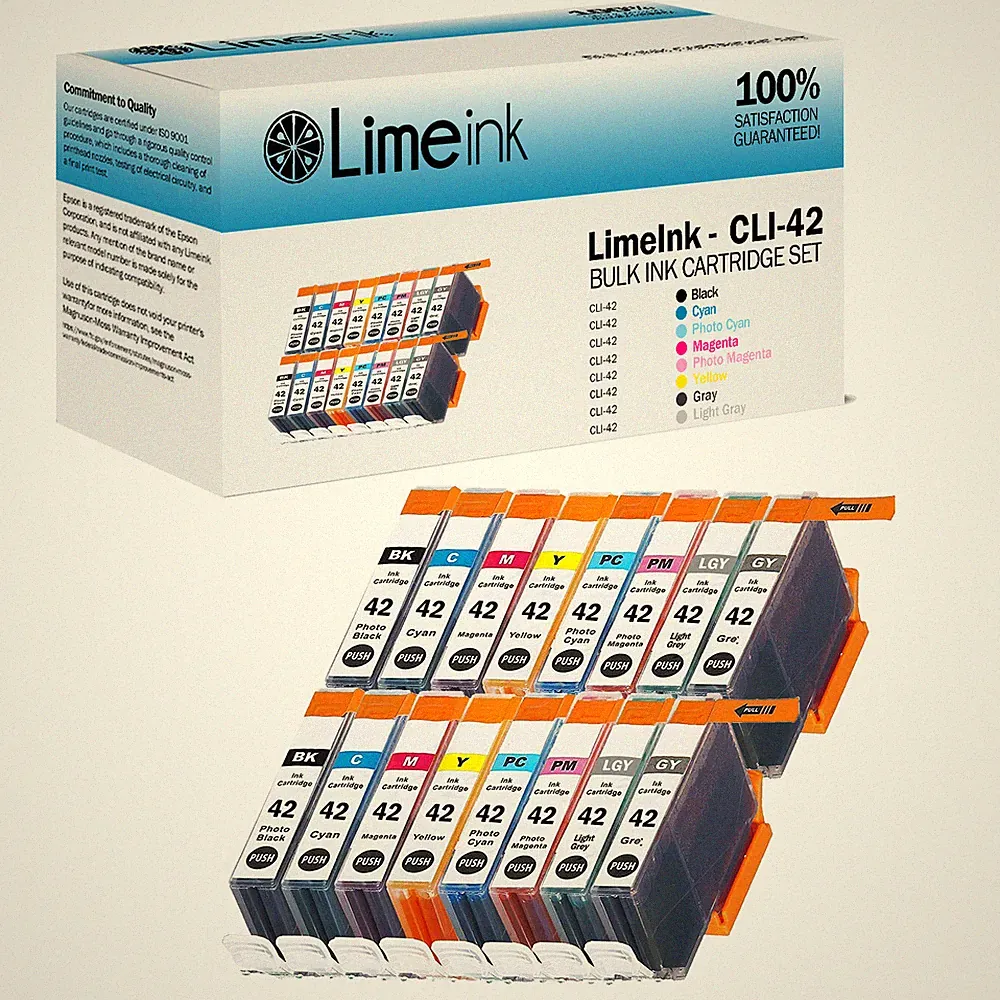 Ink Cartridges For Canon CLI-42 Printer chip for Pixma Pro-100 Pro-100s Pro100