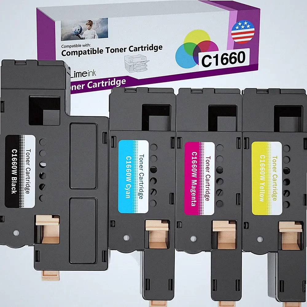 Limeink 4 Pack Compatible High Yield Laser Toner Cartridges Replacement for D...