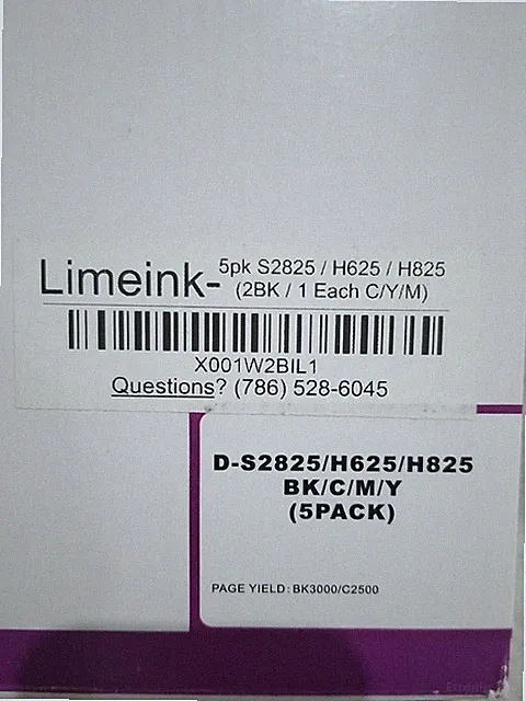 Limeink 5 Pack Toner Cartridge