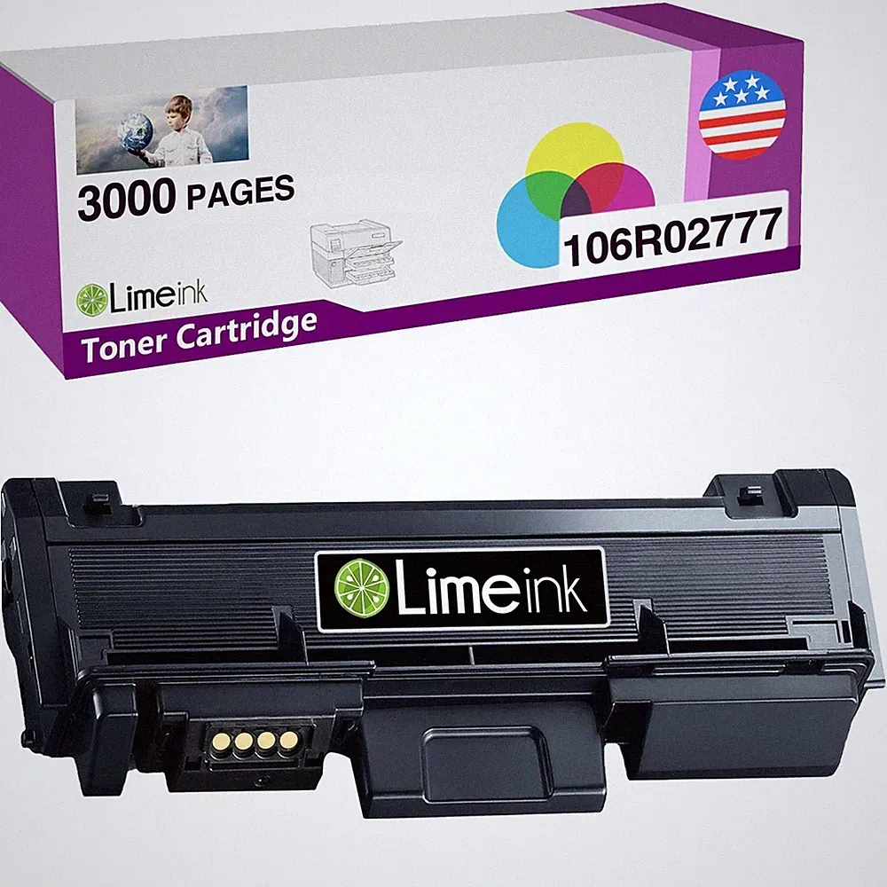 Limeink Black Compatible High Yield Laser Toner Cartridge Replacement for Xer...