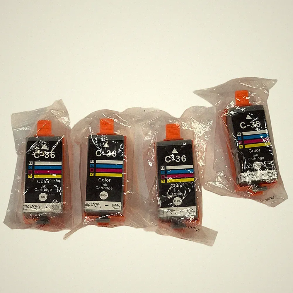 Limeink Printer Ink Cartridges (4 Pack) C-36 Color Canon Compatible